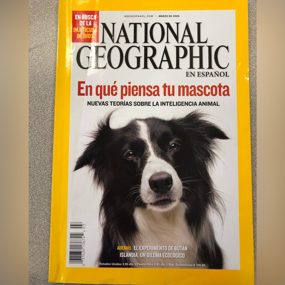 national geographic en Espanol marzo de 2008 En que piensa tu mascota